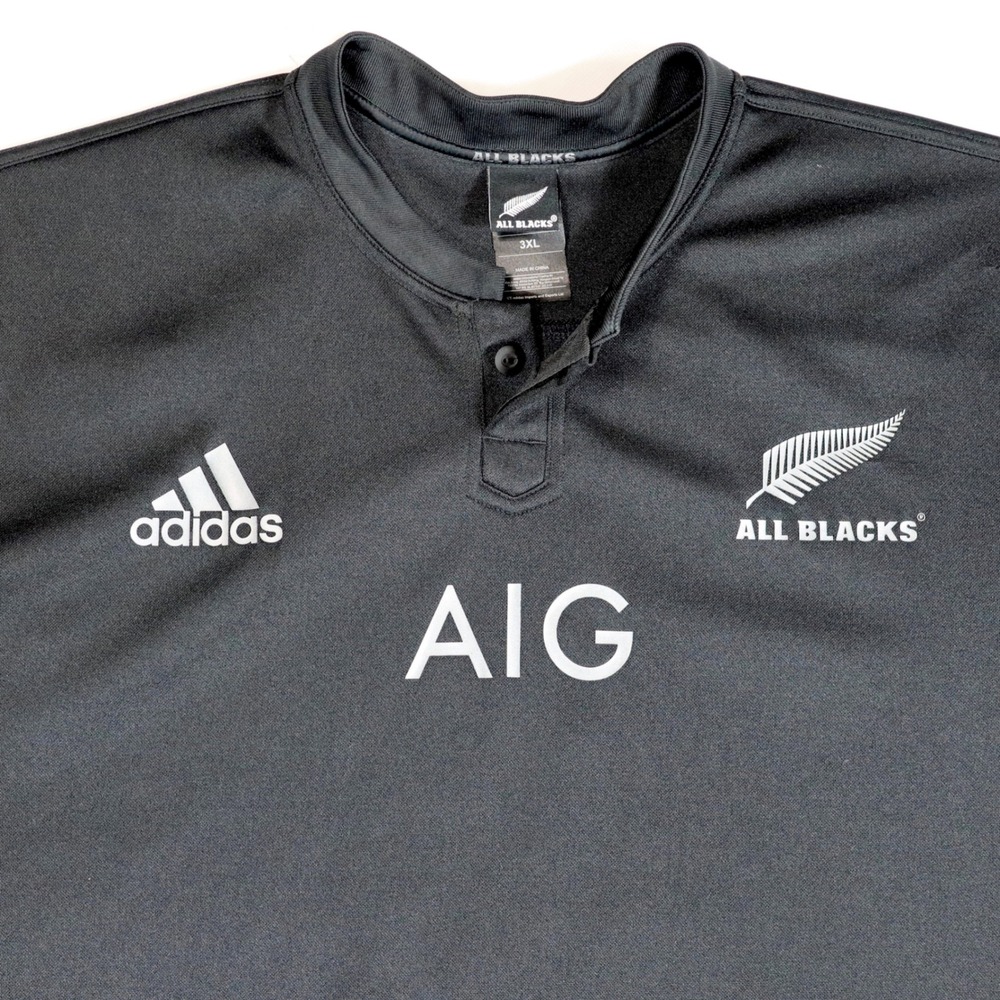 Adidas All Blacks Rugby Jersey Mens 3XL Black Butler 5 Signed Sports Activewear - Picture 5 of 13